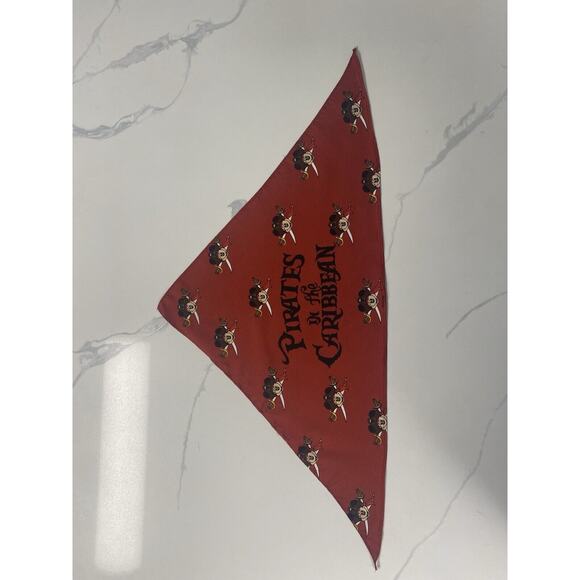 Disney Mickey Mouse Pirates Of The Caribbean Scarf Bandana Disney Cruise Night - Picture 1 of 6